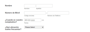 Formulario De Recompensas Por Lealtad
