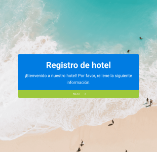 Formulario De Registro De Hotel Form Template