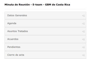 Formulario De Registro De Reunión