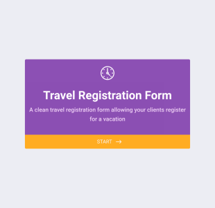 Formulário De Registro De Viagem Form Template