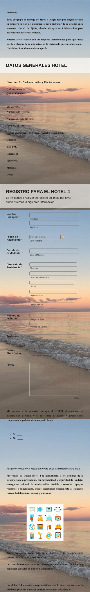 Formulario De Registro Hotel 4