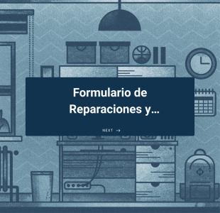 Formulario De Reparaciones Y Mantenimiento Form Template