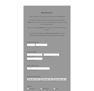 Formulario De Reserva De Alojamiento Para Evento