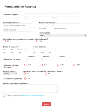 Formulario De Reserva Egitpo Form Template