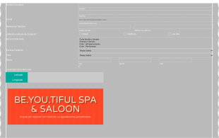 Formulario De Reservas Online Al Salón De Belleza Form Template