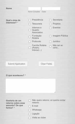 Formulário De Serviço De Atendimento Ao Cliente Form Template