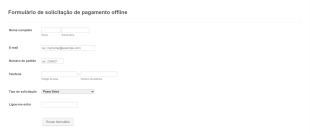 Formulário De Solicitação De Pagamento Offline Form Template