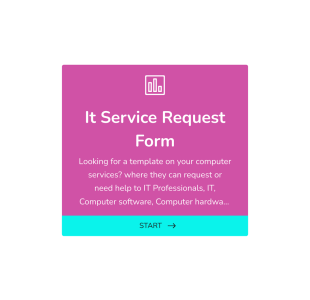 Formulário De Solicitação De Serviço De TI Form Template