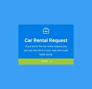 Formulario De Solicitud De Alquiler De Coche Form Template