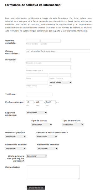 Formulario De Solicitud De Informacion
