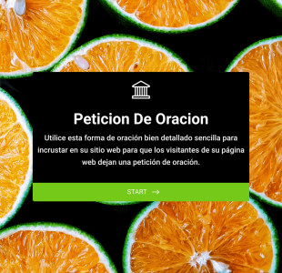 Formulario De Solicitud De Oraciones Form Template