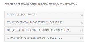 Formulario De Solicitud De Proyecto De Diseño Gráfico Y Multimedia