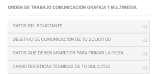 Formulario De Solicitud De Proyecto De Diseño Gráfico Y Multimedia