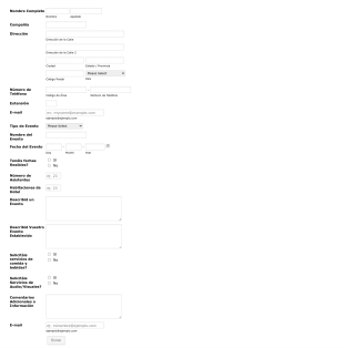 Formulario De Solicitud De Reserva Meeting En Hotel Form Template