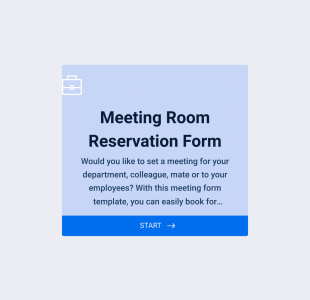 Formulário De Reserva Da Sala De Reuniões Form Template