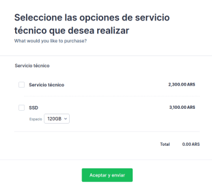 Formulario Electro Service