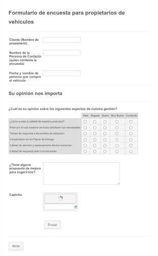 Formulario Encuesta De Propietarios