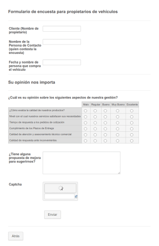 Formulario Encuesta De Propietarios