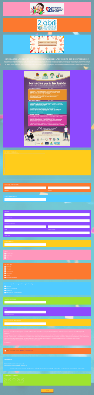 Formulario Eventos Dif Q. Roo
