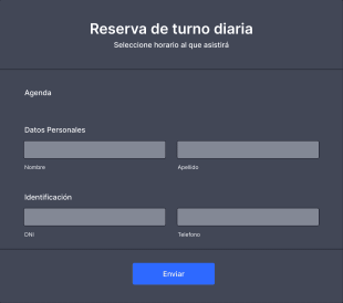 Formulario Gimnasio Form Template