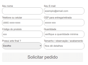 Formulario Impressos