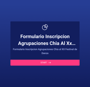 Formulario Inscripción Agrupaciones Chia Form Template