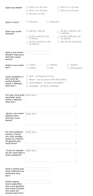Formulário Interno Form Template
