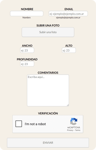 Formulario Kamura Muebles Form Template