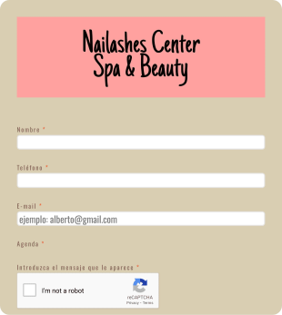 Formulario Para Agendar Cita