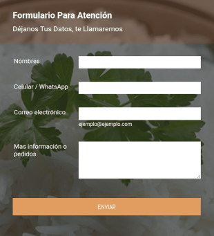 Formulario Para Atención