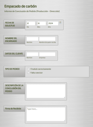 Formulario Para Direccion