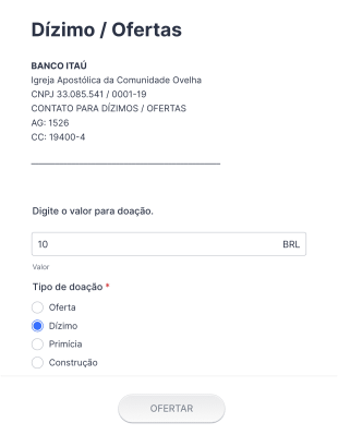 Formulário Para Doação Paypal Form Template