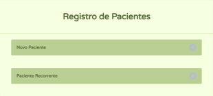 Formulário Para Registro De Pacientes Recorrentes E Novos