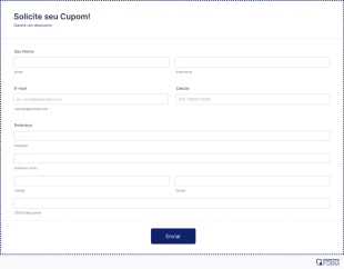 Formulário Para Solicitação De Cupons Form Template