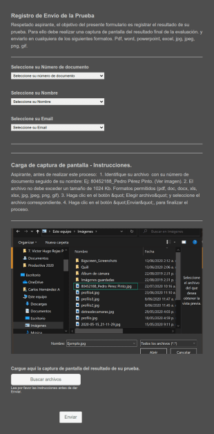 Formulario Prueba URL
