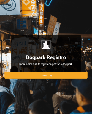 Formulario Registro Para Parque De Perros