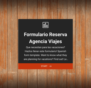 Formulario Reserva Agencia De Viajes Araujo Travel Form Template