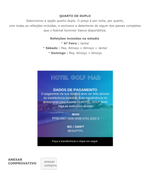 Formulário De Reserva De Hotel Duplo