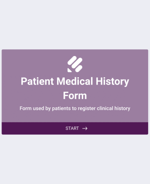 Formulario Sobre Historial Médico Del Paciente Form Template