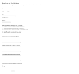 Formulario UDAT 5 Seguimiento Webinar