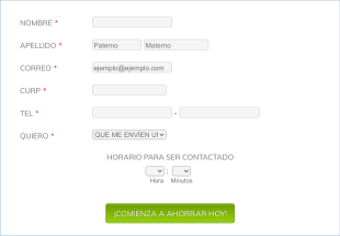 Formularios XXI Form Template