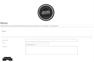 Formularz Petycji Online