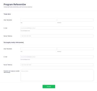 Formularz Programu Referentów