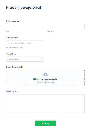 Formularz Przesyłania Plików