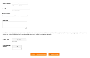 Formularz Przesyłania Zgłoszeń Do Konkursu Form Template