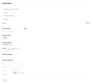 Formularz Rejestracji Na Bieg Na 5km Form Template