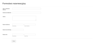 Formularz Rezerwacyjny Sali Konferencyjnej Form Template