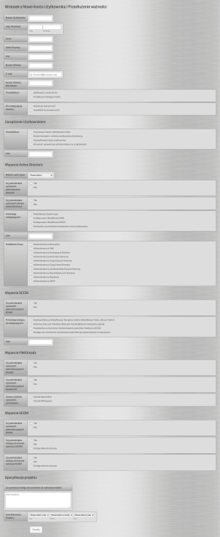 Formularz Wniosku O Nowe Konto Form Template