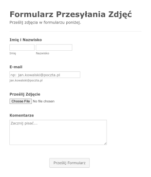 Formularz Załączników