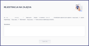 Formularz Zapisu Ucznia Form Template